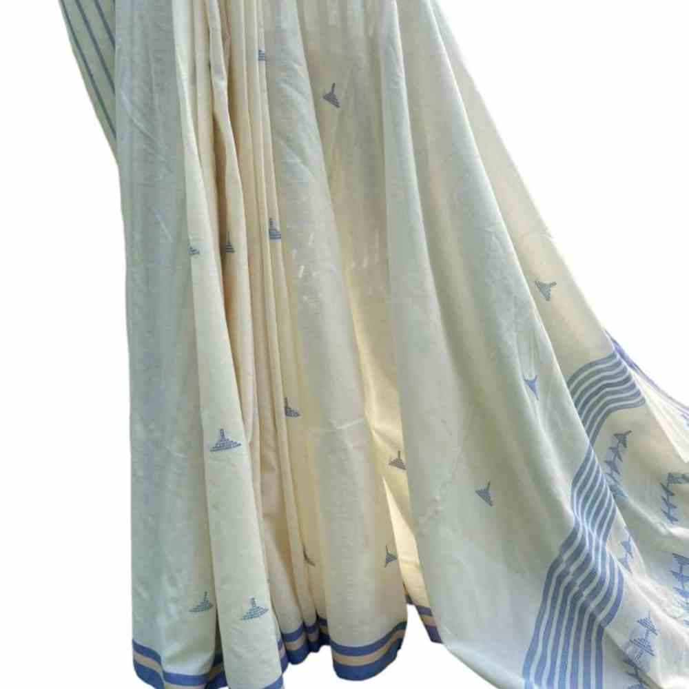 The Serenity Frost Bawan Buti Saree